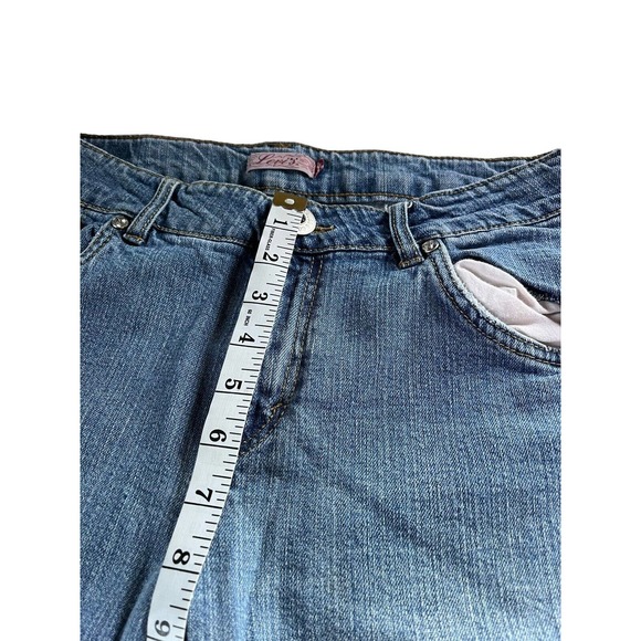 Levi Strauss Signature Blue Denim Womens 18 1/2 Plus Stretch Bootcut Jeans - Picture 4 of 7